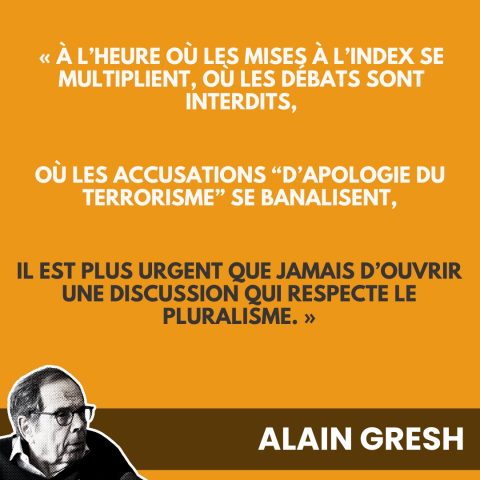 Conférence publique avec Alain Gresh - 1