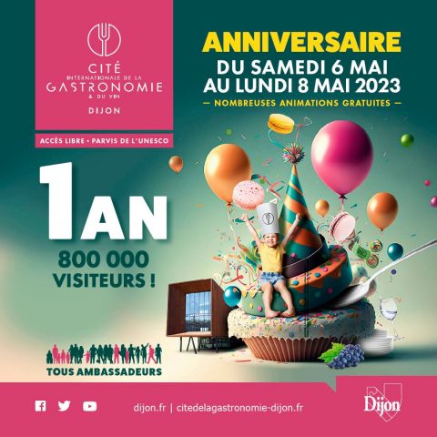 La Cité Internationale de la Gastronomie et du Vin fête son 1er anniversaire ! - 0