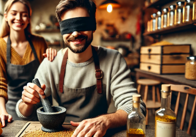 Atelier de création de la véritable moutarde à Dijon “Les yeux bandés” - 1