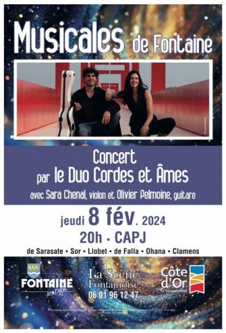 Musicales de Fontaine ” Duo Corps et Ames “ - 0