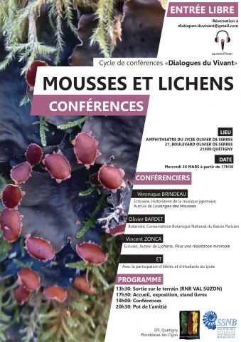 Cycle de conférences Dialogues du vivant : Mousses et lichens – plusieurs approches - 0