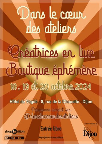 Dans le coeur des ateliers : créatrice en live et boutique éphémère - 4