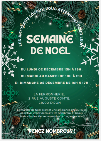 Les Art’iZans Locaux vous aident à préparer Noël (Marché de Noël artisanal) - 0