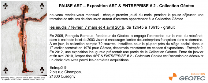 PAUSE ART – Exposition Art & Entreprise # 2 – Collection Géotec - 0