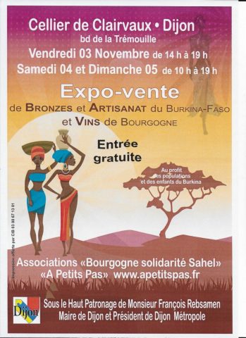 Expo-vente de Bronzes et artisanat du Burkina-Faso et vins de Bourgogne - 0