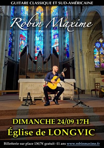 Robin Maxime – Concert de guitare classique et sud-américaine - 1